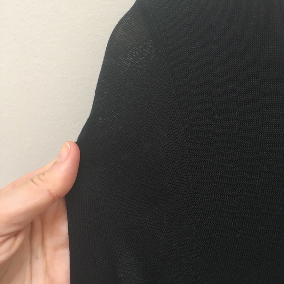 BCBGMaxAzria black dress with sleeve - Picture 6 of 7